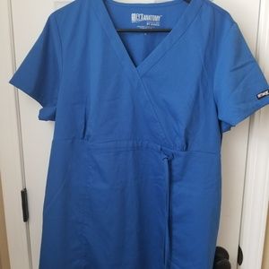 Grey's Anatomy maternity scrub top